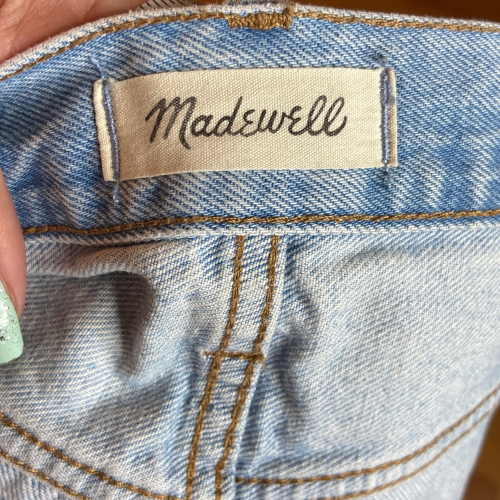NWOT Madewell Relaxed Denim Shorts. Size 26 - Picture 13 of 13